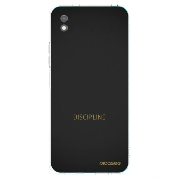 Picasee Μαύρη θήκη σιλικόνης για Xiaomi Redmi 9A - Discipline