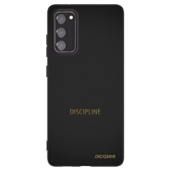 Picasee Μαύρη θήκη σιλικόνης για Samsung Galaxy S20 FE - Discipline