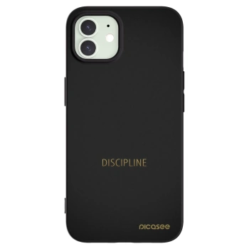 Picasee Μαύρη θήκη σιλικόνης για Apple iPhone 12 - Discipline