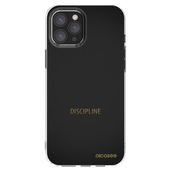 Picasee διαφανής θήκη σιλικόνης Apple iPhone 12 Pro Max - Discipline