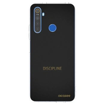 Picasee διαφανής θήκη σιλικόνης Realme 5 - Discipline