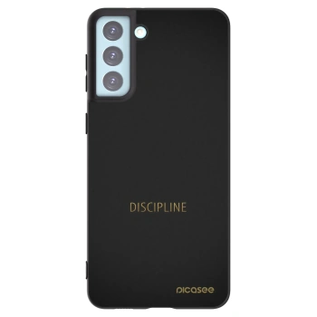 Picasee Μαύρη θήκη σιλικόνης για Samsung Galaxy S21+ 5G G996F - Discipline