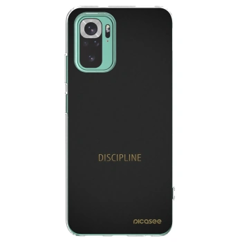 Picasee διαφανής θήκη σιλικόνης Xiaomi Redmi Note 10 Pro - Discipline