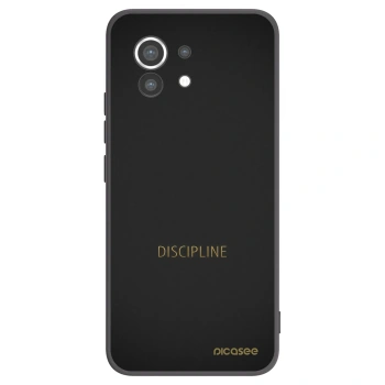Picasee Μαύρη θήκη σιλικόνης για Xiaomi Mi 11 - Discipline