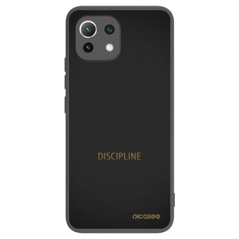 Picasee Μαύρη θήκη σιλικόνης για Xiaomi Mi 11 Lite - Discipline