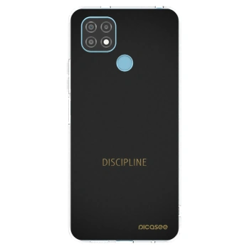Picasee διαφανής θήκη σιλικόνης Realme C21 - Discipline