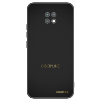 Picasee Μαύρη θήκη σιλικόνης για Xiaomi Redmi Note 9T - Discipline