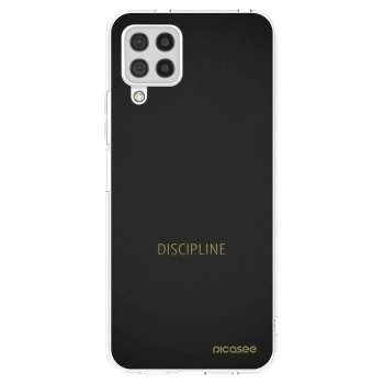 Picasee διαφανής θήκη σιλικόνης Samsung Galaxy A22 A225F 4G - Discipline