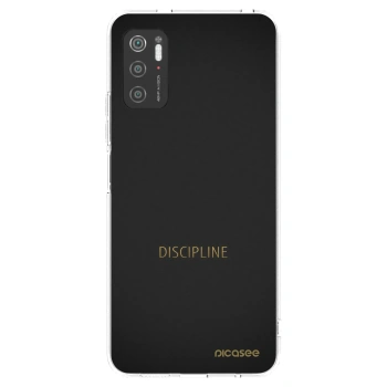 Picasee διαφανής θήκη σιλικόνης Xiaomi Poco M3 Pro 5G - Discipline
