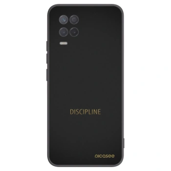 Picasee Μαύρη θήκη σιλικόνης για Realme 8 5G - Discipline