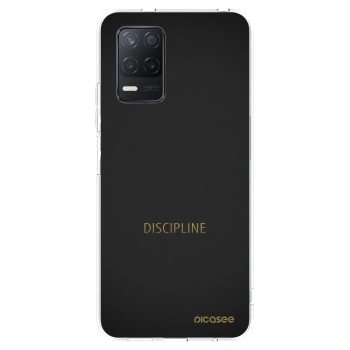 Picasee διαφανής θήκη σιλικόνης Realme 8 5G - Discipline