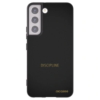 Picasee Μαύρη θήκη σιλικόνης για Samsung Galaxy S22 5G - Discipline