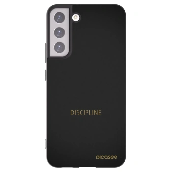 Picasee Μαύρη θήκη σιλικόνης για Samsung Galaxy S22+ 5G - Discipline