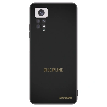 Picasee Μαύρη θήκη σιλικόνης για Xiaomi Redmi Note 11 - Discipline