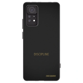 Picasee Μαύρη θήκη σιλικόνης για Xiaomi Redmi Note 11 Pro - Discipline