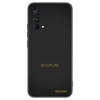 Picasee Μαύρη θήκη σιλικόνης για Realme GT Master Edition 5G - Discipline