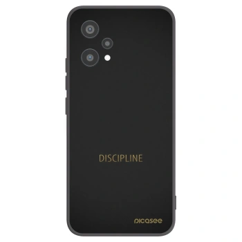 Picasee Μαύρη θήκη σιλικόνης για Realme 9 Pro 5G - Discipline
