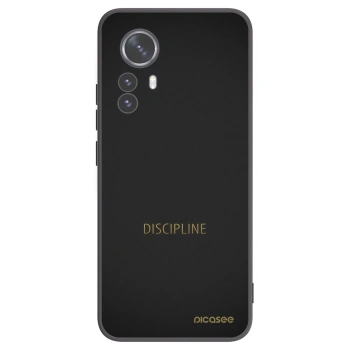 Picasee Μαύρη θήκη σιλικόνης για Xiaomi 12 Pro - Discipline