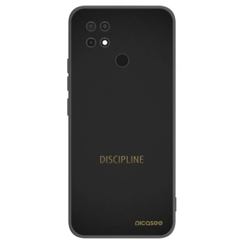 Picasee Μαύρη θήκη σιλικόνης για Xiaomi Redmi 10C - Discipline
