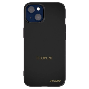Picasee Μαύρη θήκη σιλικόνης για Apple iPhone 14 - Discipline