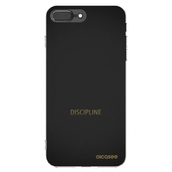 Picasee διαφανής θήκη σιλικόνης Apple iPhone 8 Plus - Discipline
