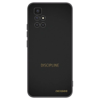 Picasee Μαύρη θήκη σιλικόνης για Xiaomi Redmi 10 (2022) - Discipline