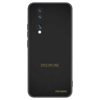 Picasee Μαύρη θήκη σιλικόνης για Honor 70 - Discipline