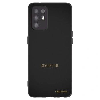 Picasee Μαύρη θήκη σιλικόνης για OPPO A94 5G - Discipline