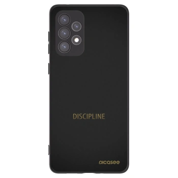 Picasee Μαύρη θήκη σιλικόνης για Samsung Galaxy A73 5G - Discipline