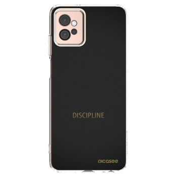 Picasee διαφανής θήκη σιλικόνης Motorola Moto G32 - Discipline