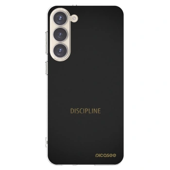 Picasee διαφανής θήκη σιλικόνης Samsung Galaxy S23+ 5G - Discipline
