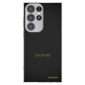 Picasee διαφανής θήκη σιλικόνης Samsung Galaxy S23 Ultra 5G - Discipline