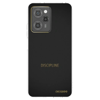 Picasee Μαύρη θήκη σιλικόνης για Xiaomi Poco X5 Pro - Discipline