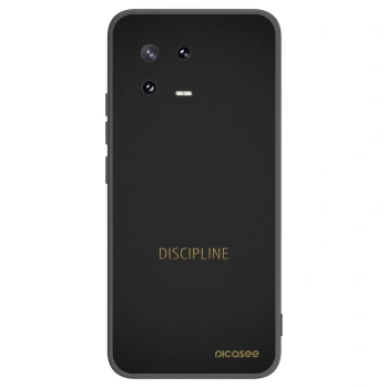 Picasee Μαύρη θήκη σιλικόνης για Xiaomi 13 Pro - Discipline