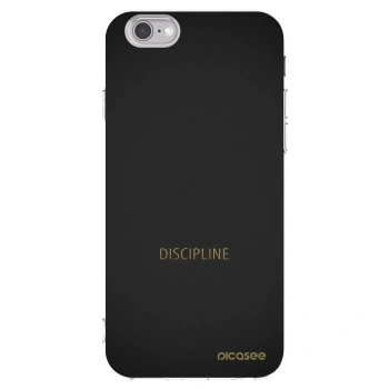 Picasee διαφανής θήκη σιλικόνης Apple iPhone 6/6S - Discipline