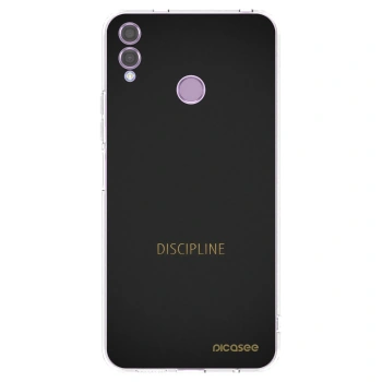 Picasee διαφανής θήκη σιλικόνης Honor 8X - Discipline