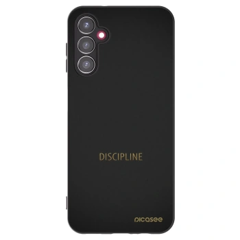 Picasee Μαύρη θήκη σιλικόνης για Samsung Galaxy A14 5G A146P - Discipline
