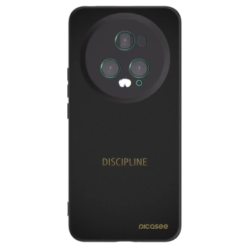Picasee Μαύρη θήκη σιλικόνης για Honor Magic5 Pro - Discipline