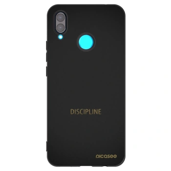 Picasee Μαύρη θήκη σιλικόνης για Huawei Nova 3 - Discipline