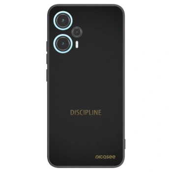 Picasee Μαύρη θήκη σιλικόνης για Xiaomi Poco F5 - Discipline