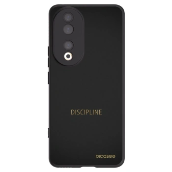 Picasee Μαύρη θήκη σιλικόνης για Honor 90 5G - Discipline