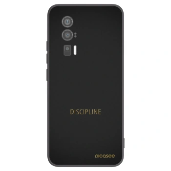 Picasee Μαύρη θήκη σιλικόνης για Xiaomi Poco F5 Pro 5G - Discipline