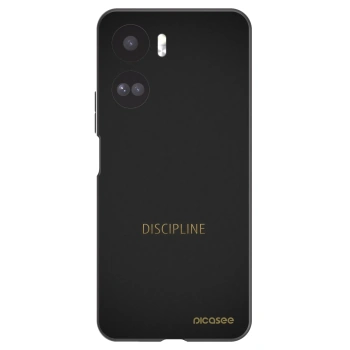 Picasee Μαύρη θήκη σιλικόνης για Honor 90 Lite 5G - Discipline