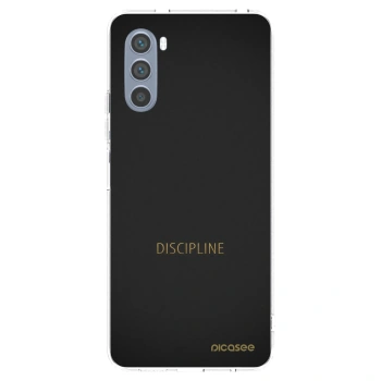 Picasee διαφανής θήκη σιλικόνης Motorola Moto G62 - Discipline