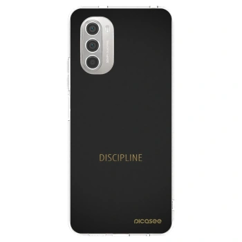 Picasee διαφανής θήκη σιλικόνης Motorola Moto G51 - Discipline