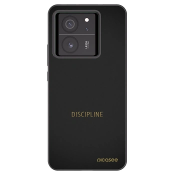 Picasee Μαύρη θήκη σιλικόνης για Xiaomi 13T - Discipline