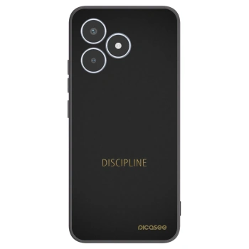 Picasee Μαύρη θήκη σιλικόνης για Realme C53 - Discipline