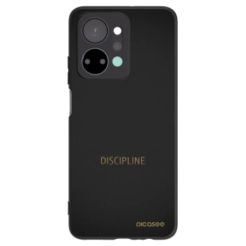 Picasee Μαύρη θήκη σιλικόνης για Honor X7a - Discipline