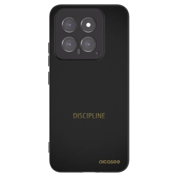 Picasee Μαύρη θήκη σιλικόνης για Xiaomi 14 - Discipline