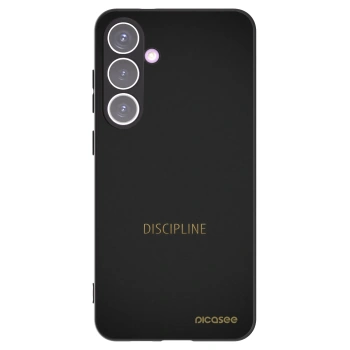 Picasee Μαύρη θήκη σιλικόνης για Samsung Galaxy S24+ S926B 5G - Discipline